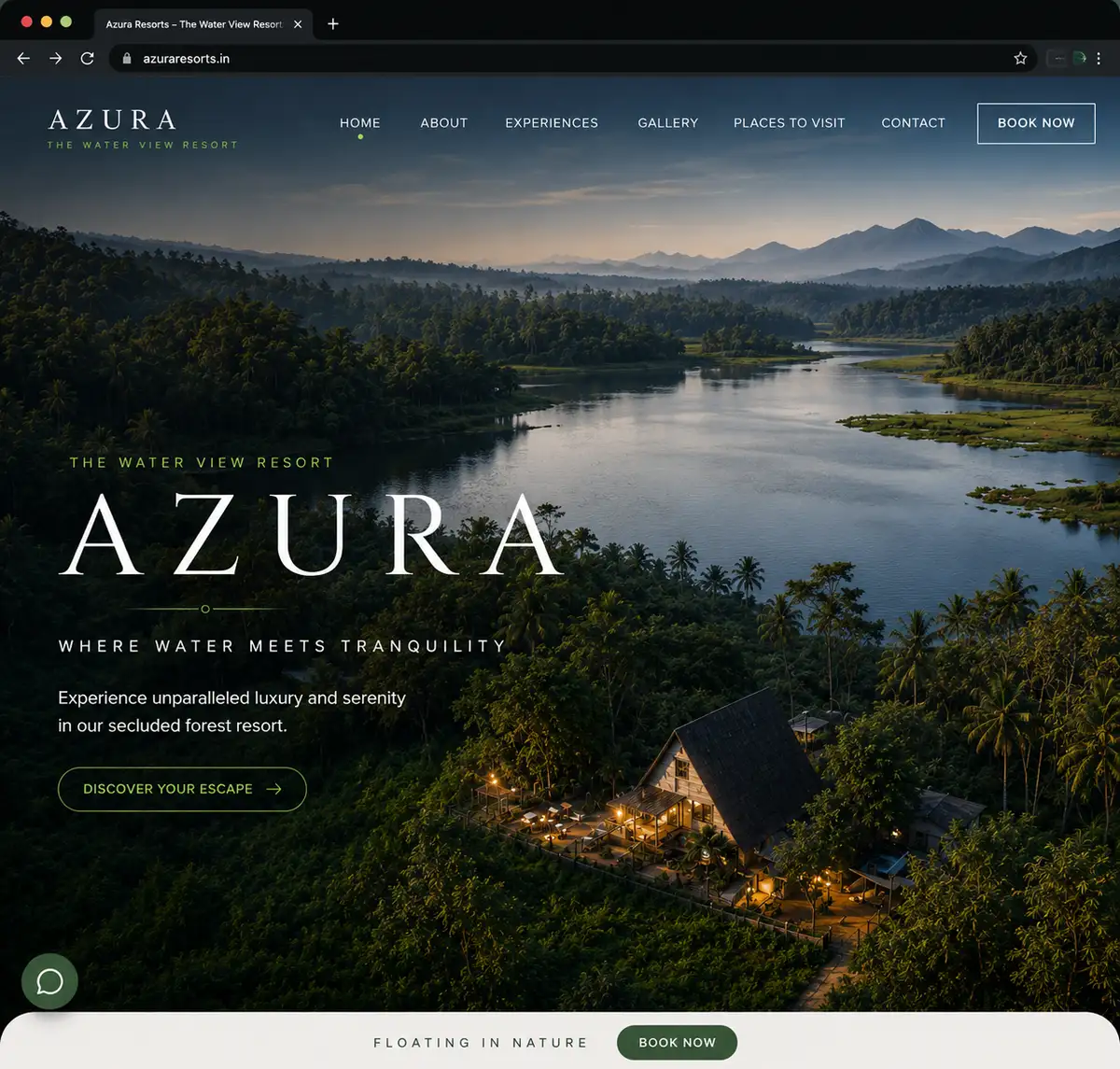 AZURA RESORTS - Live Client Project ✦ Web Application